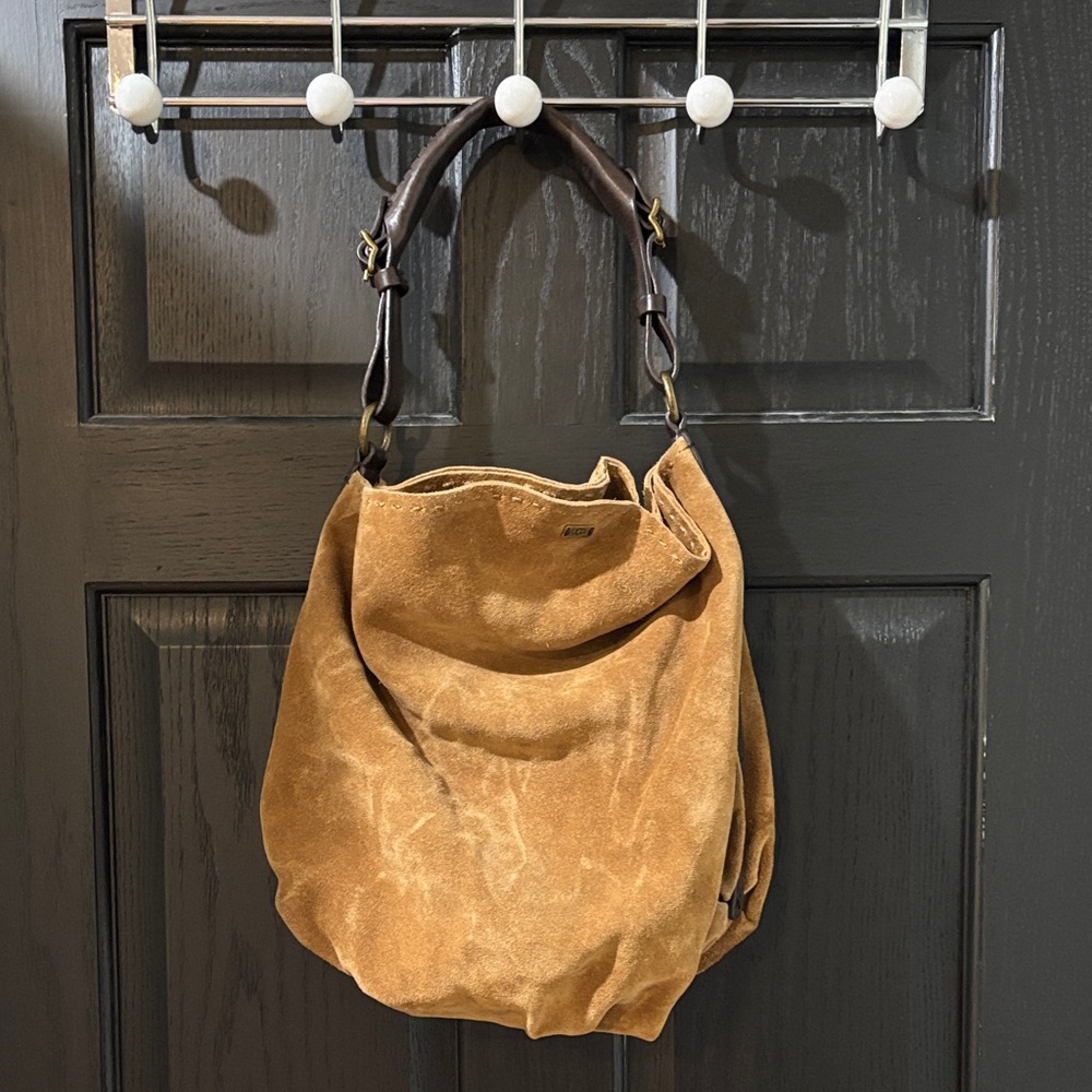 UGG Tan Suede Hobo Bag